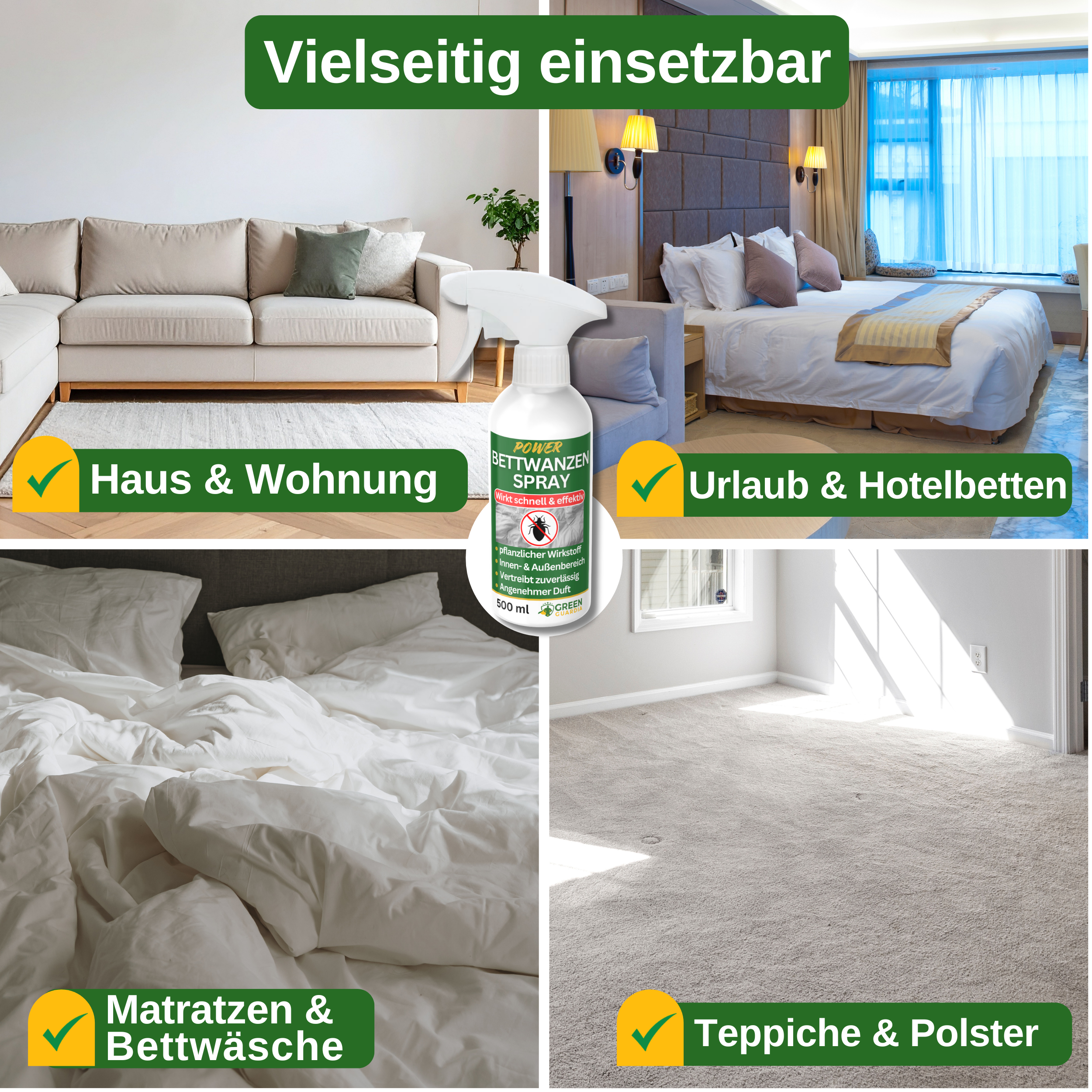 Bettwanzen-Abwehrspray Power-Konzentrat
