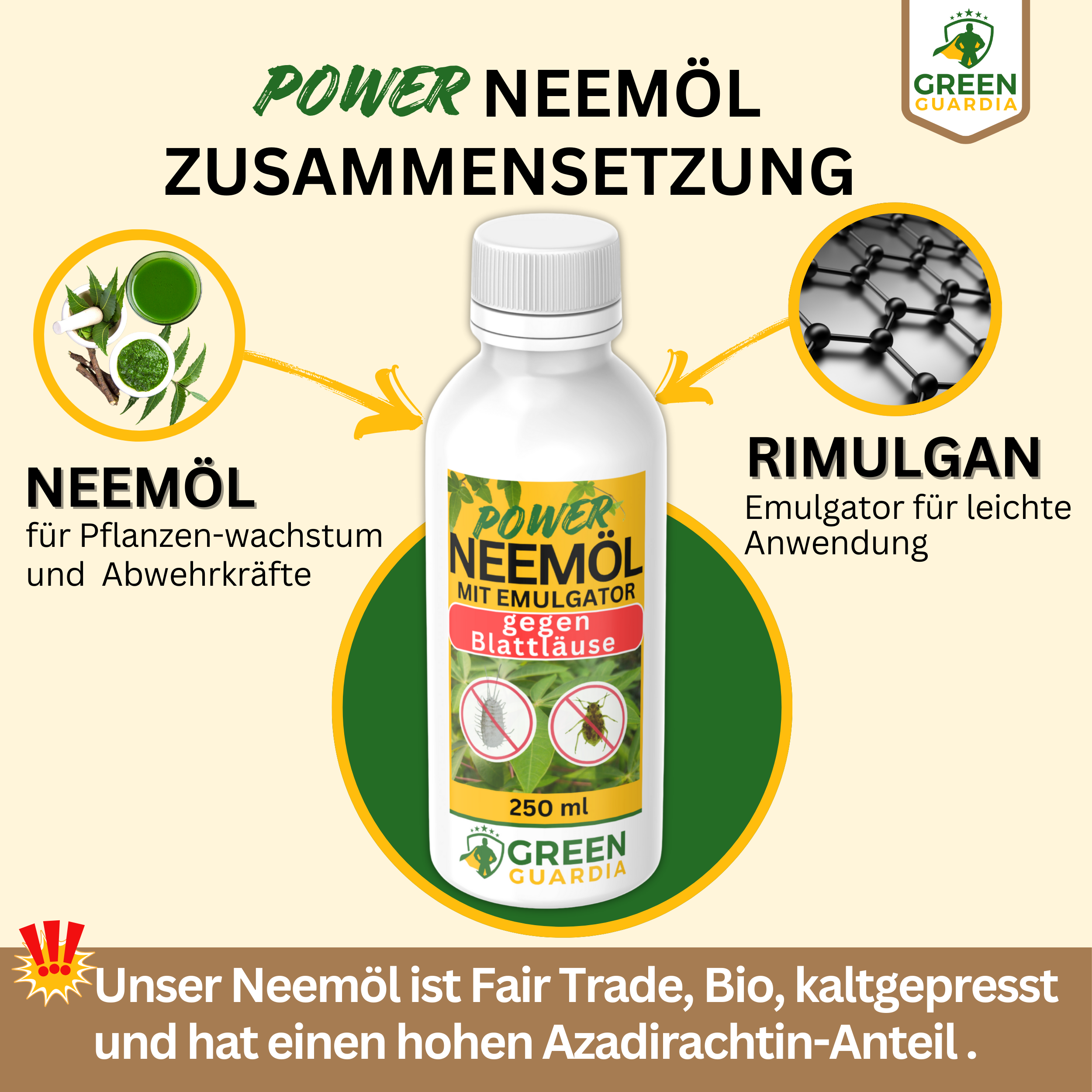Power Neem oil against aphids and mealybugs 