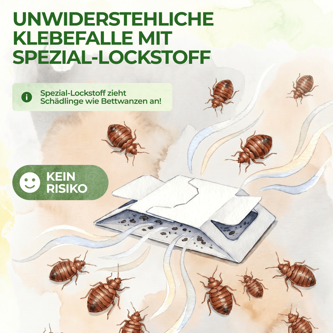 Bettwanzen Falle - Green Guardia - Ihr Experte für Schädlinge und Pflanzen