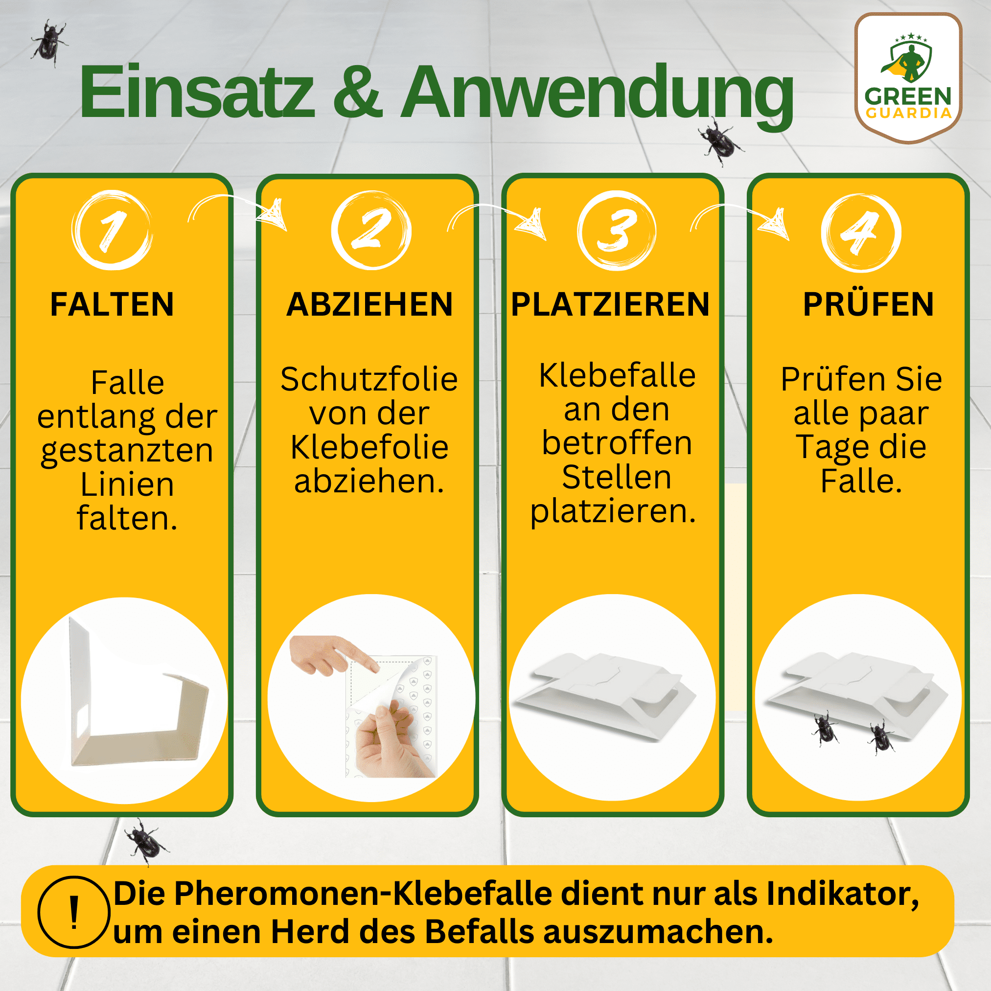 Brotkäfer Falle mit Spezial - Lockstoff - Green Guardia - Ihr Experte für Schädlinge und Pflanzen