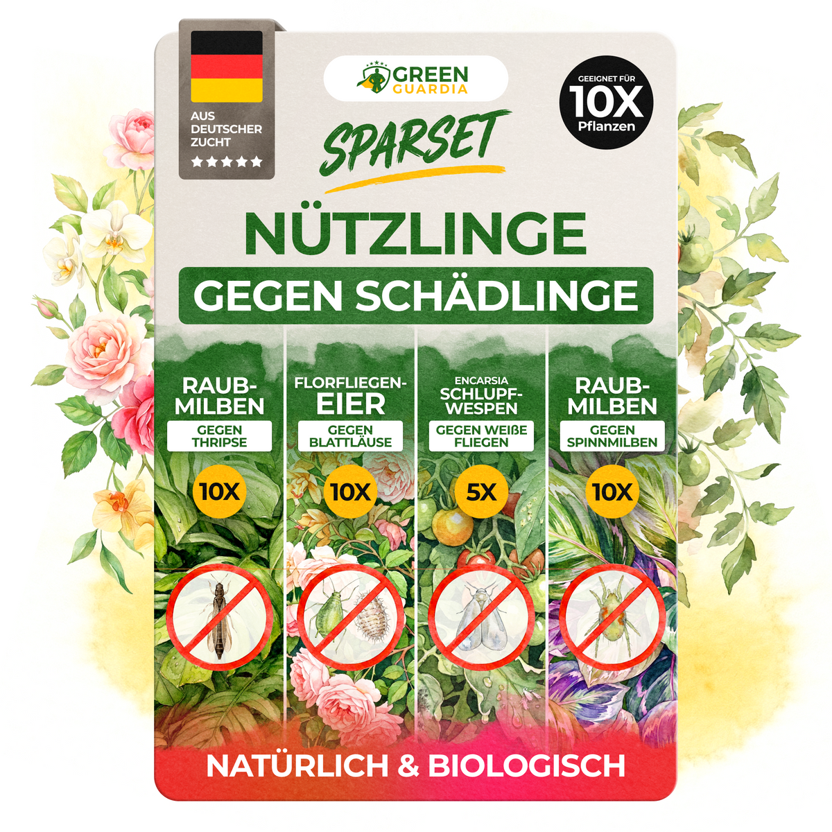 Kit antiparasitaire pour 10 plantes 