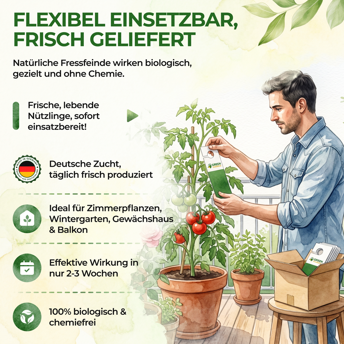 Kit antiparasitaire pour 5 plantes 