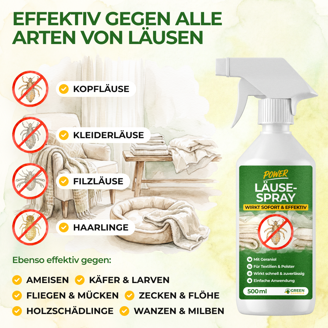 Läuse-Abwehrspray Power-Konzentrat - 500ml