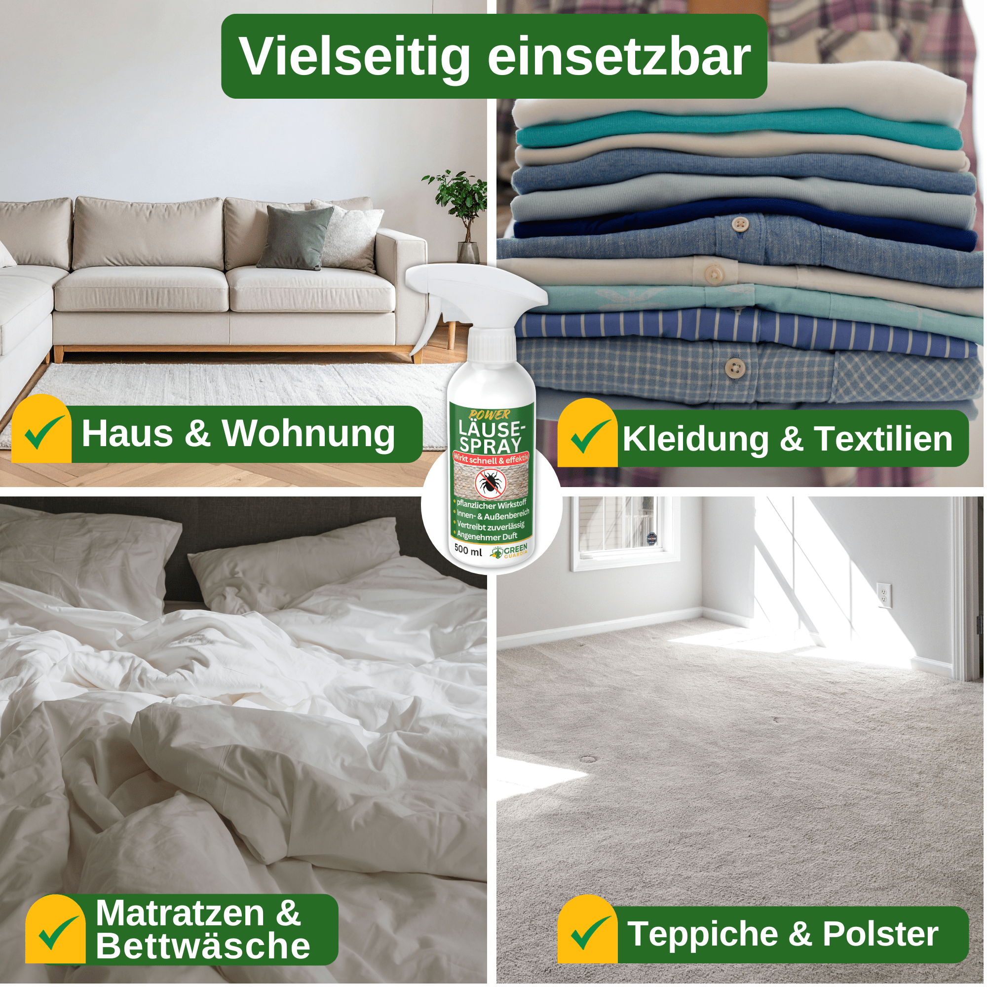 Läuse - Abwehrspray Power - Konzentrat - Green Guardia - Ihr Experte für Schädlinge und Pflanzen