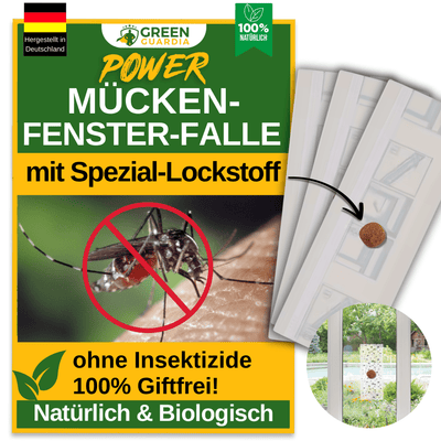 Mücken Fenster - Falle mit Spezial - Lockstoff - Green Guardia - Ihr Experte für Schädlinge und Pflanzen