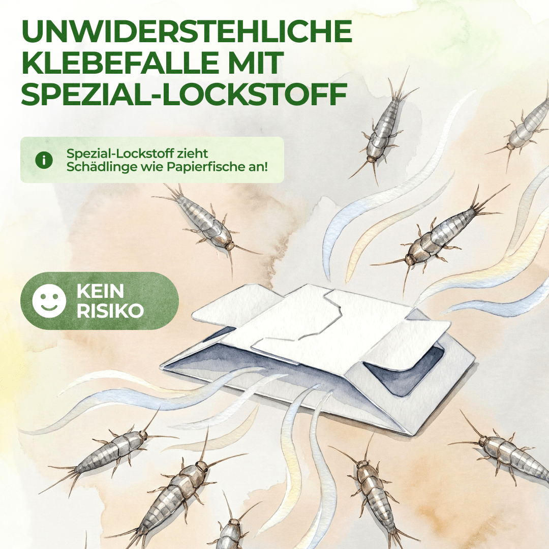 Papierfisch Falle - Green Guardia - Ihr Experte für Schädlinge und Pflanzen