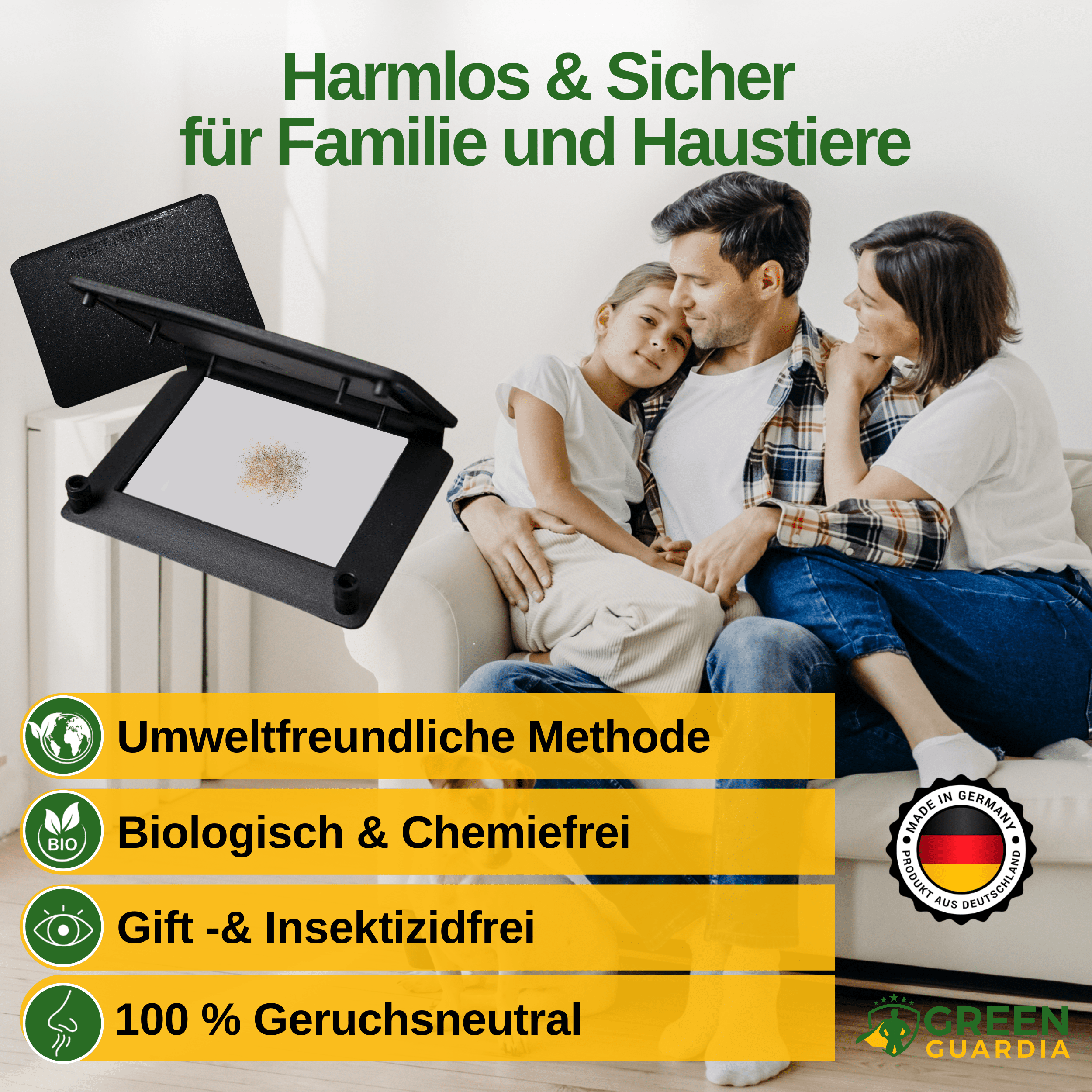 Pelzkäfer Falle mit Pheromon - Lockstoff - Green Guardia - Ihr Experte für Schädlinge und Pflanzen