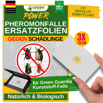 Pheromon - Lockstoff Ersatzfolien für Klebefallen (3x Stück) - Green Guardia - Ihr Experte für Schädlinge und Pflanzen