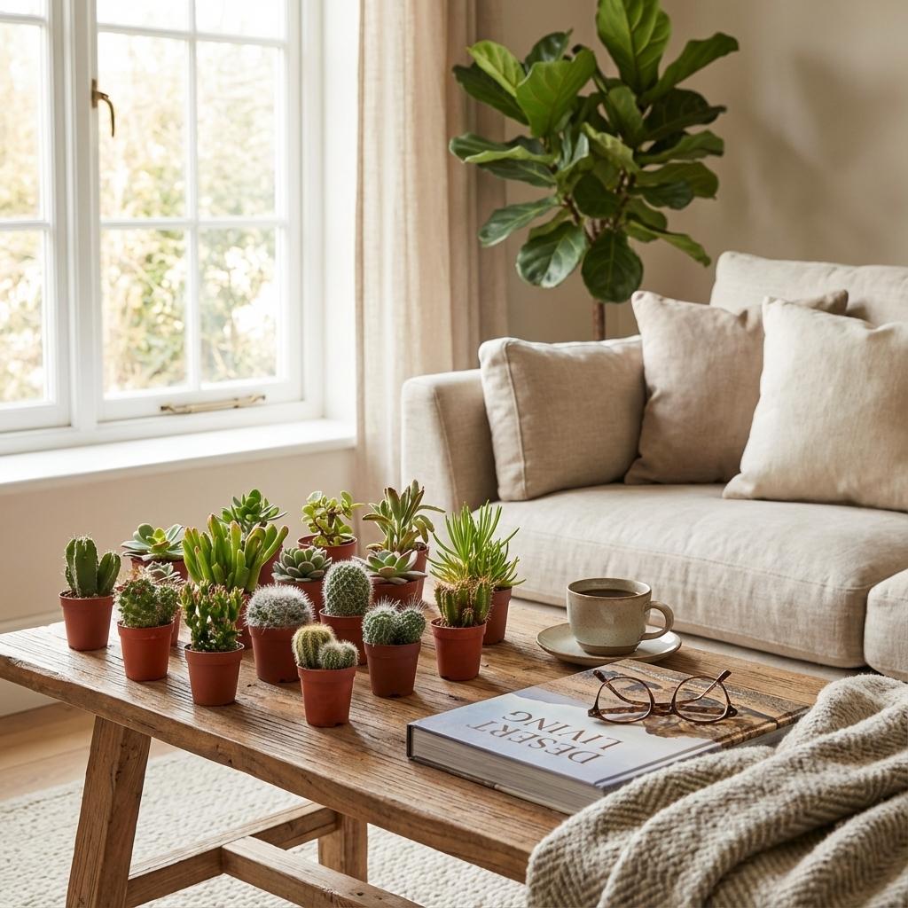 Mini Kakteen & Sukkulenten Mix – 5,5 cm Topf, 5–10 cm hoch