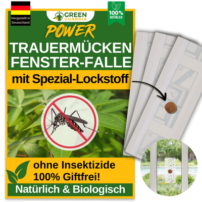 Trauermücken Fenster - Falle mit Spezial - Lockstoff - Green Guardia - Ihr Experte für Schädlinge und Pflanzen